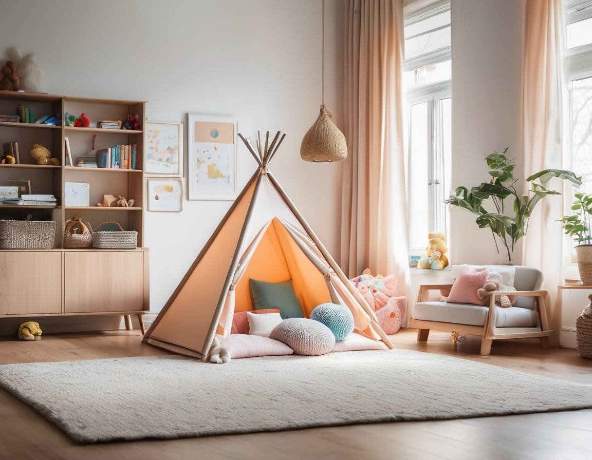 Jak stworzyć przyjazne dla dziecka przestrzenie w każdym pokoju domu?